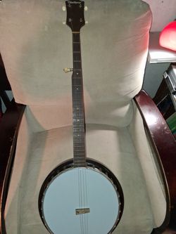 1960s harmony 5 string resonator banjo