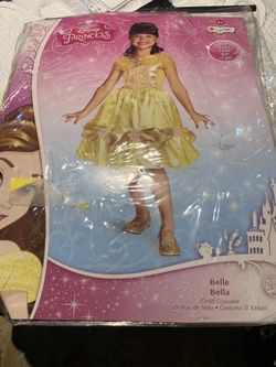 Brand New Disney Princess Belle Bella Halloween Costume