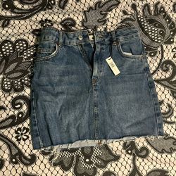 Topshop Jean Skirt