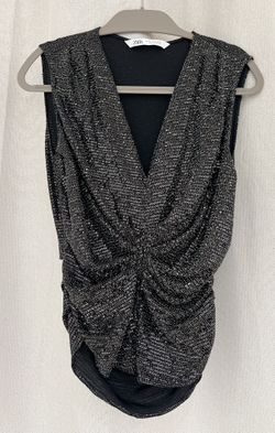 Zara Black Shinning Blink Shirt