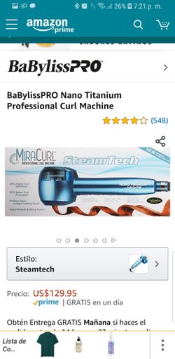 MIRACURL PROFESSIONAL CURL MACHINE nano titanium by babylistPRO.