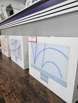 💻 Stunning Display- Apple iMac 24 inch M1 Chip -  Take It Home for Just $5 Down! 💻