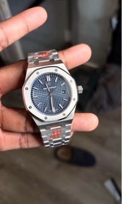 Audemars Piguet Royal Oak 41mm Blue Dial Stainless Steel Bracelet Men's Watch