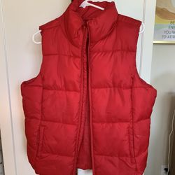 Red Women’s Vest Large