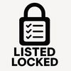 listed locked 