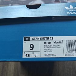 Adidas Stan Smith CS Blue Suede Sneakers 