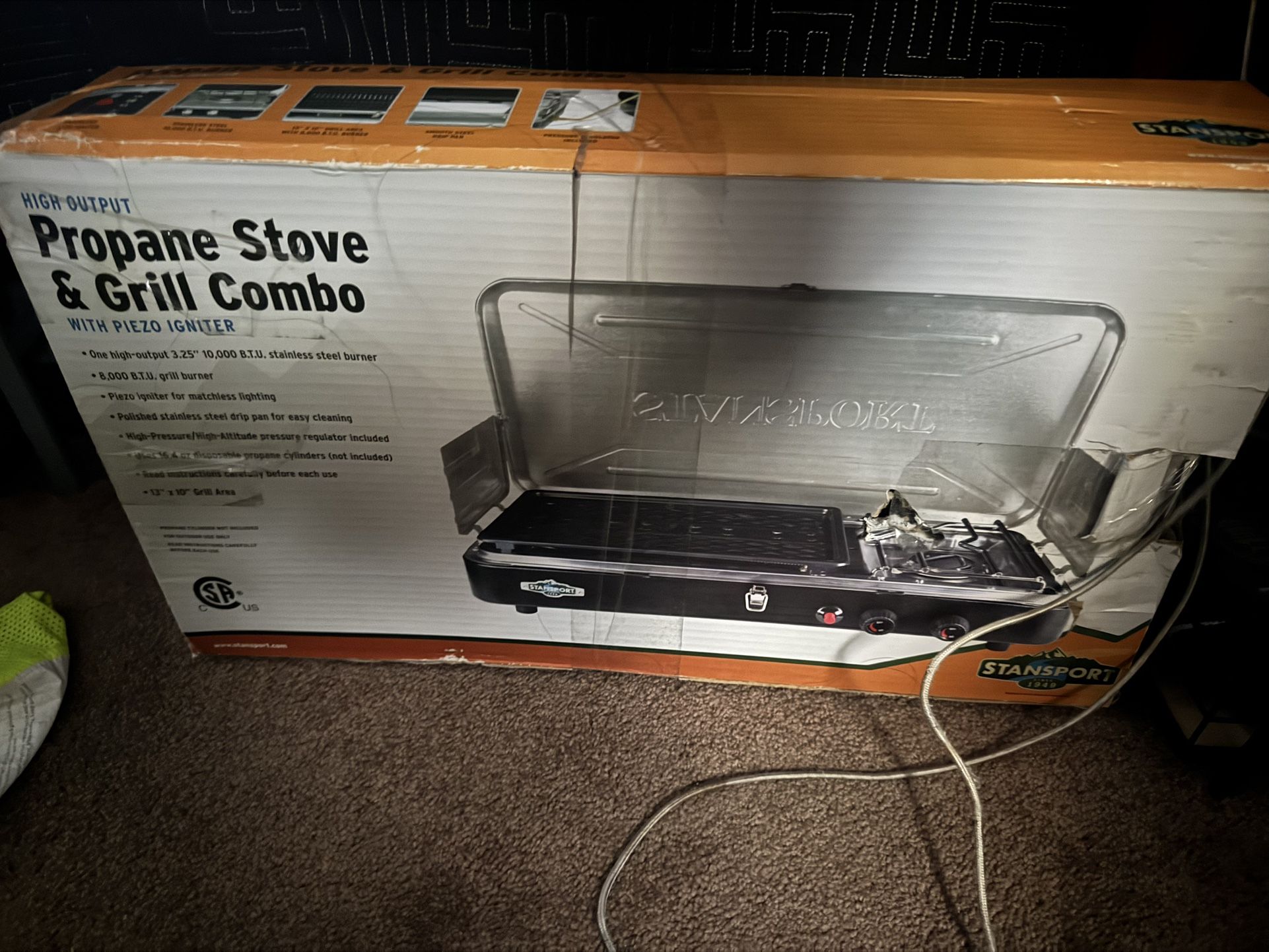 Propane Portable Stove And Grill 