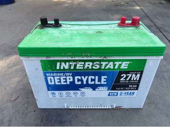 Interstate Deep Cycle Marine battery