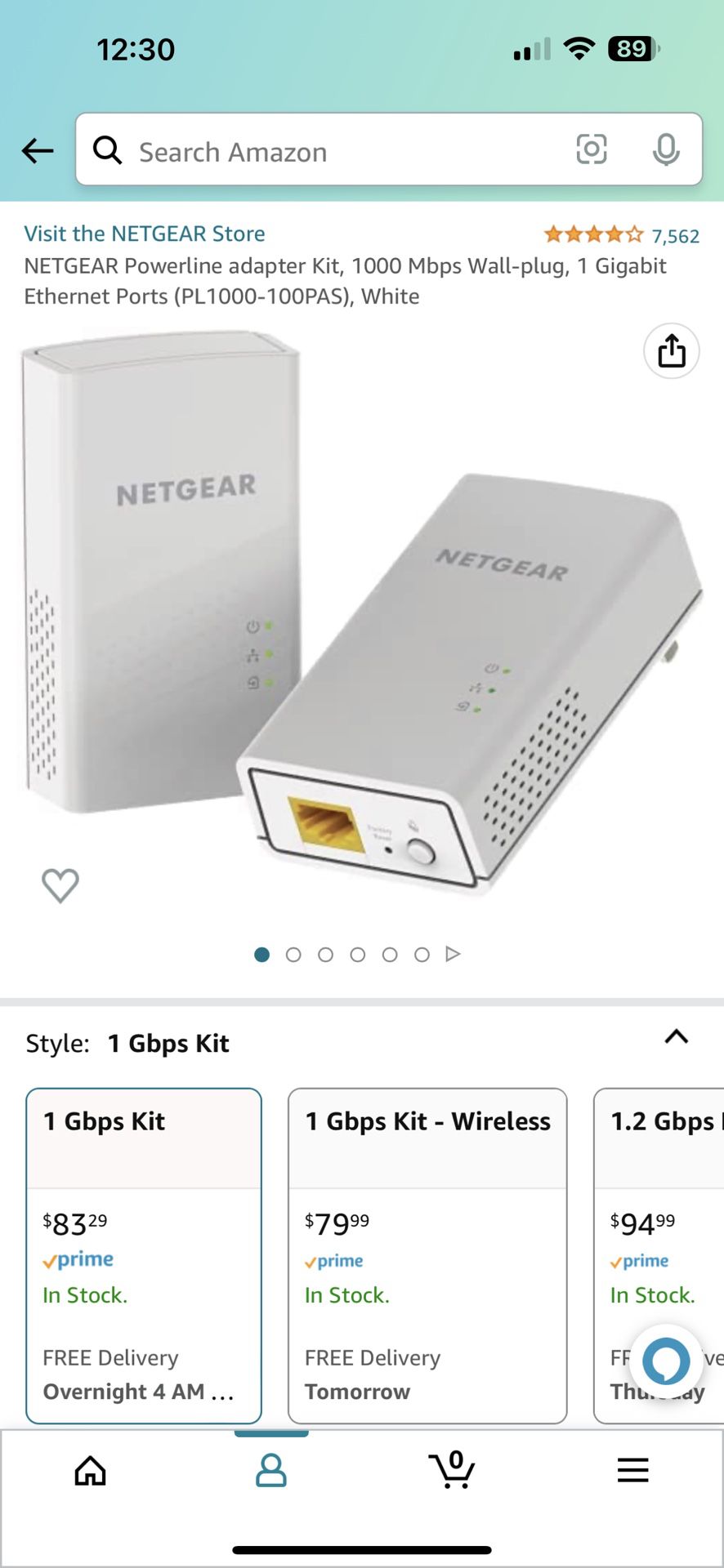 Netgear Powerline 1000 Internet Adapter