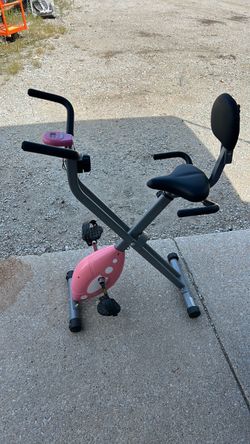 Sunny Health & Fitness Magnetic Foldable Exercise X-Bike w/ 8 levels of Magnetic Resistance