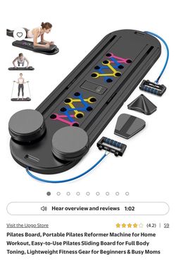 Pilates Board, Portable Pilates Reformer Machine