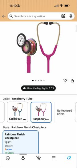 Brand new stethoscope.