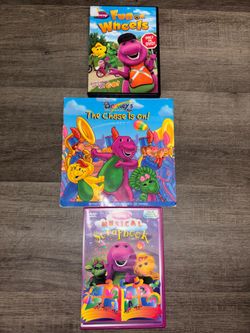 Barney DVDs bundle with book