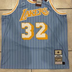 Mitchell & Ness Los Angeles Lakers Magic Johnson 1984-85 Blue Jersey Men’s 2XL