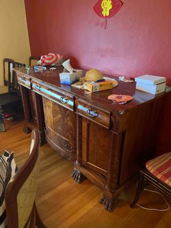 FREE Moving Furniture Clearout – Antiques, Dining Set, Desks, Wall Units (Pickup ASAP)