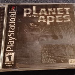 Planet Of The Apes Playstation 1 Video Game Fantasy Future Battle Survjve
