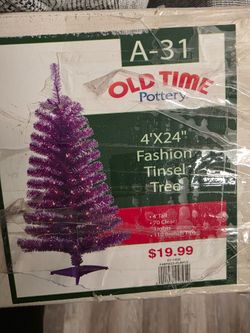 Purple Christmas tree