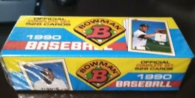 1990 Bowman Baseball Factory Set