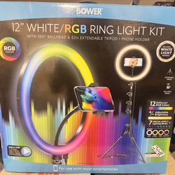 12” White Ring Light Kit 