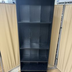 Tall 5 Tier Adjustable Freestanding Open Display Bookcase 