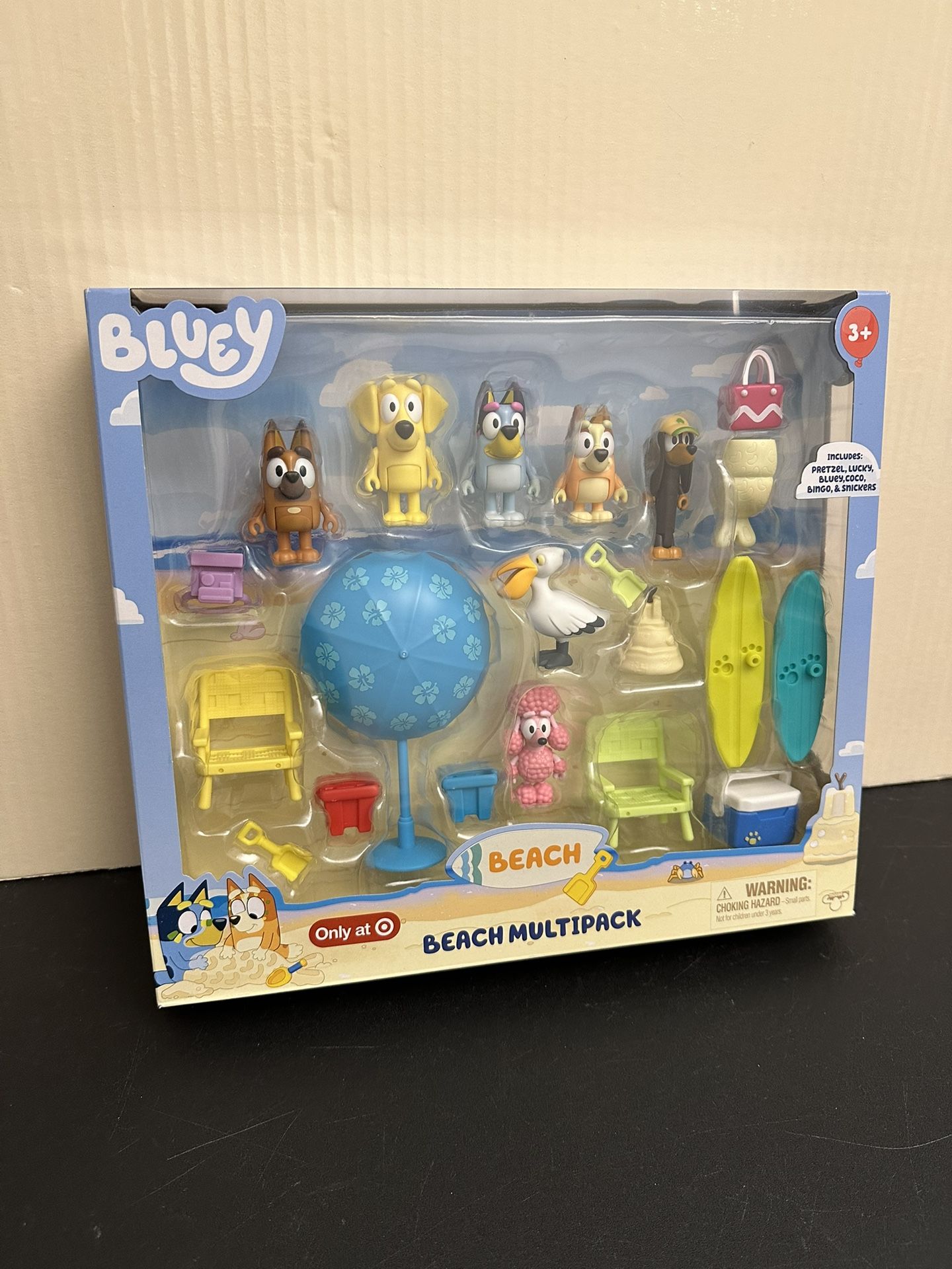 Bluey Beach Multipack Playset