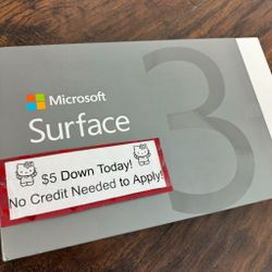 Microsoft Surface 3 Tablet - Payments Available - Pay $5 Down To take It home 