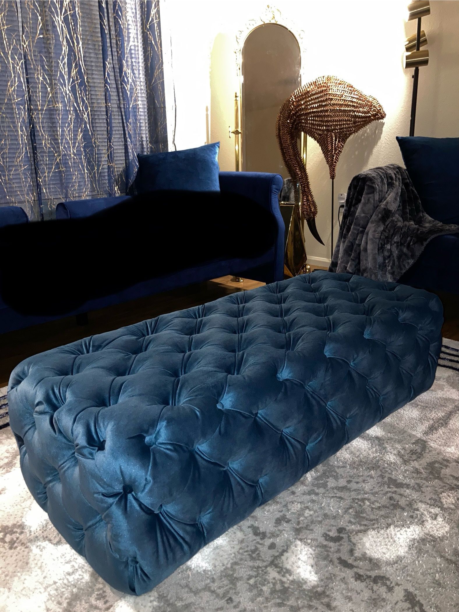 Brand New Tufted Bench