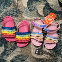 Baby Girl Summer Sandals Size 5