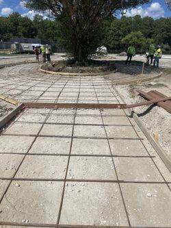 Patios De Sementó Barridos