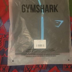 Gymshark Onyx 5.0 Seamless Muscle Fit 1/4 Zip Hoodie Black Blue Men's Small