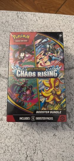 2026 Pokémon Mega Evolution Chaos Rising Booster Bundle