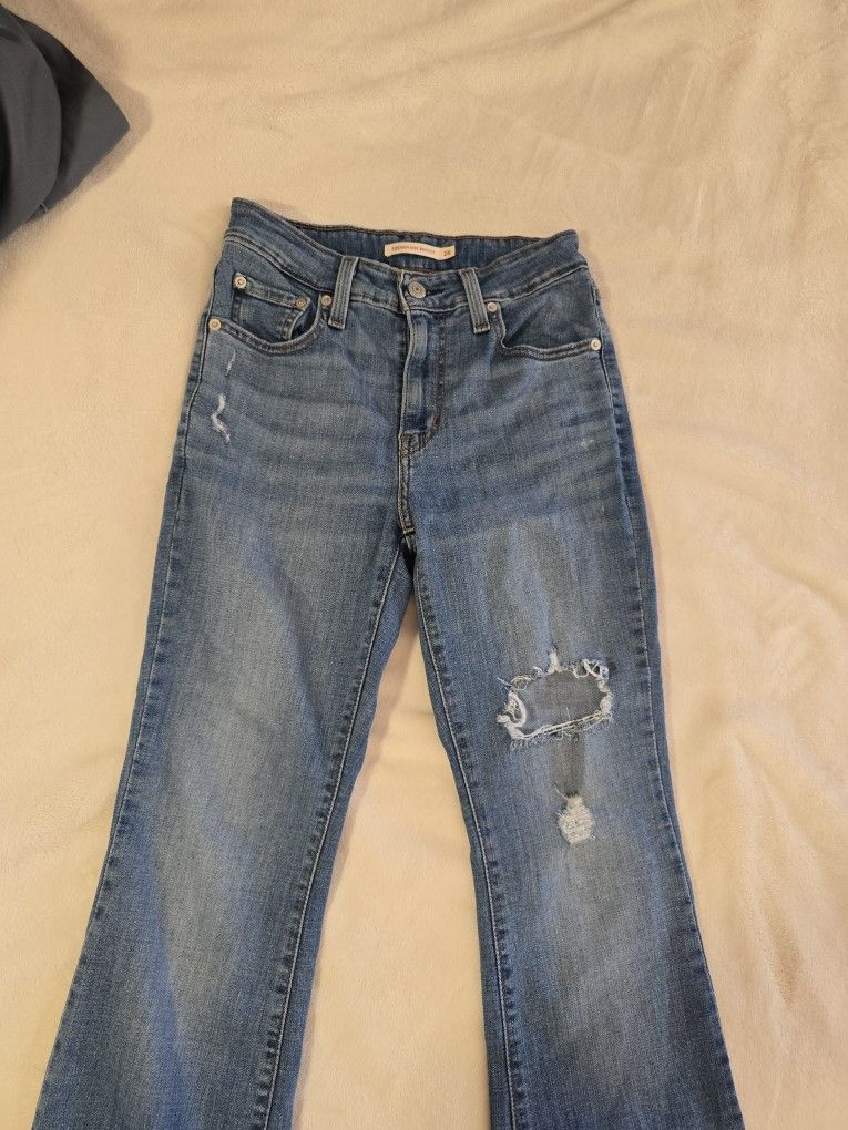 Levi's 7:25 High-rise Bootcut Size 26