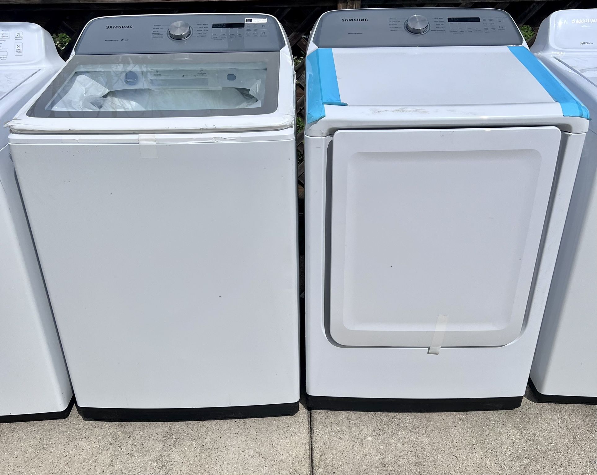Washer And Dryer Set