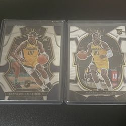 BENNEDICT MATHURIN PACERS ROOKIE LOT