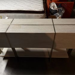 Modern Designer Wood Console / Sideboard Table