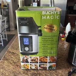 Buchy’s Magic Pressure Cooker Air fryer Combo