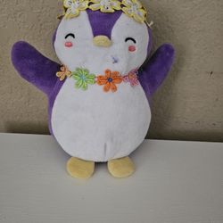 Pudgy Penguins Plush Buddie (with flower crown and lei)