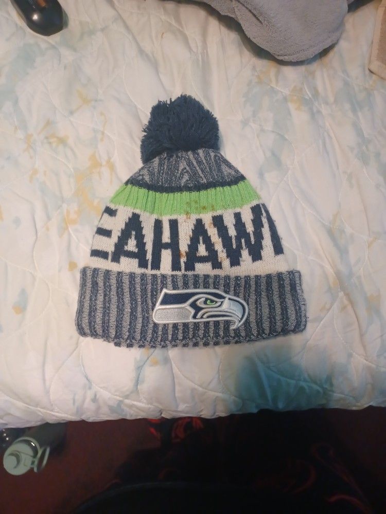 Seahawks Beanie (NEEDS CLEANING) 