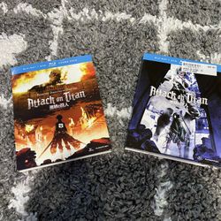 Attack On Titan Season 1 And 2 Blu-ray 