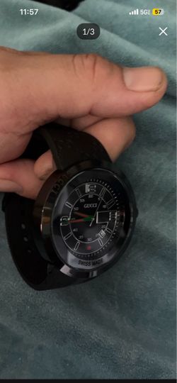 Gucci Swiss Made Black Watch