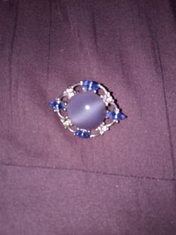 Purple Brooch