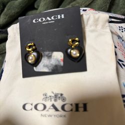 Coach earrings