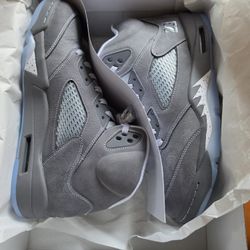 Jordan 5 Wolf Grey Men Sz 10.5 