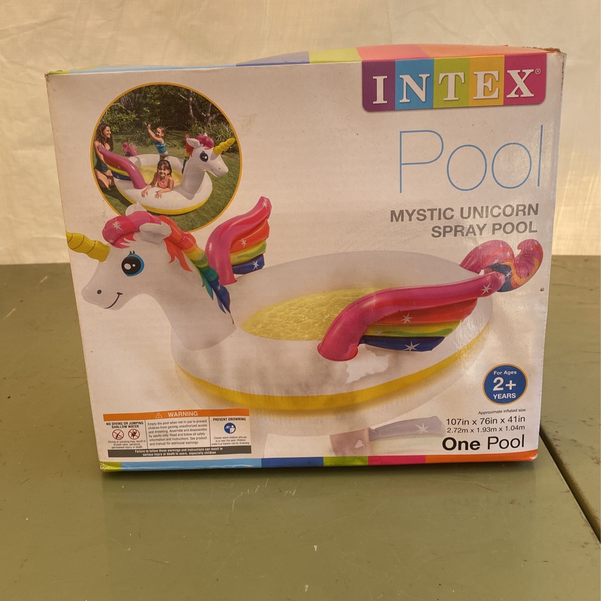 Intex Mystic Unicorn Spray Pool