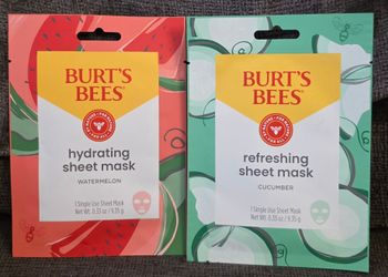 (2) Burt's Bees Refreshing Face Masks