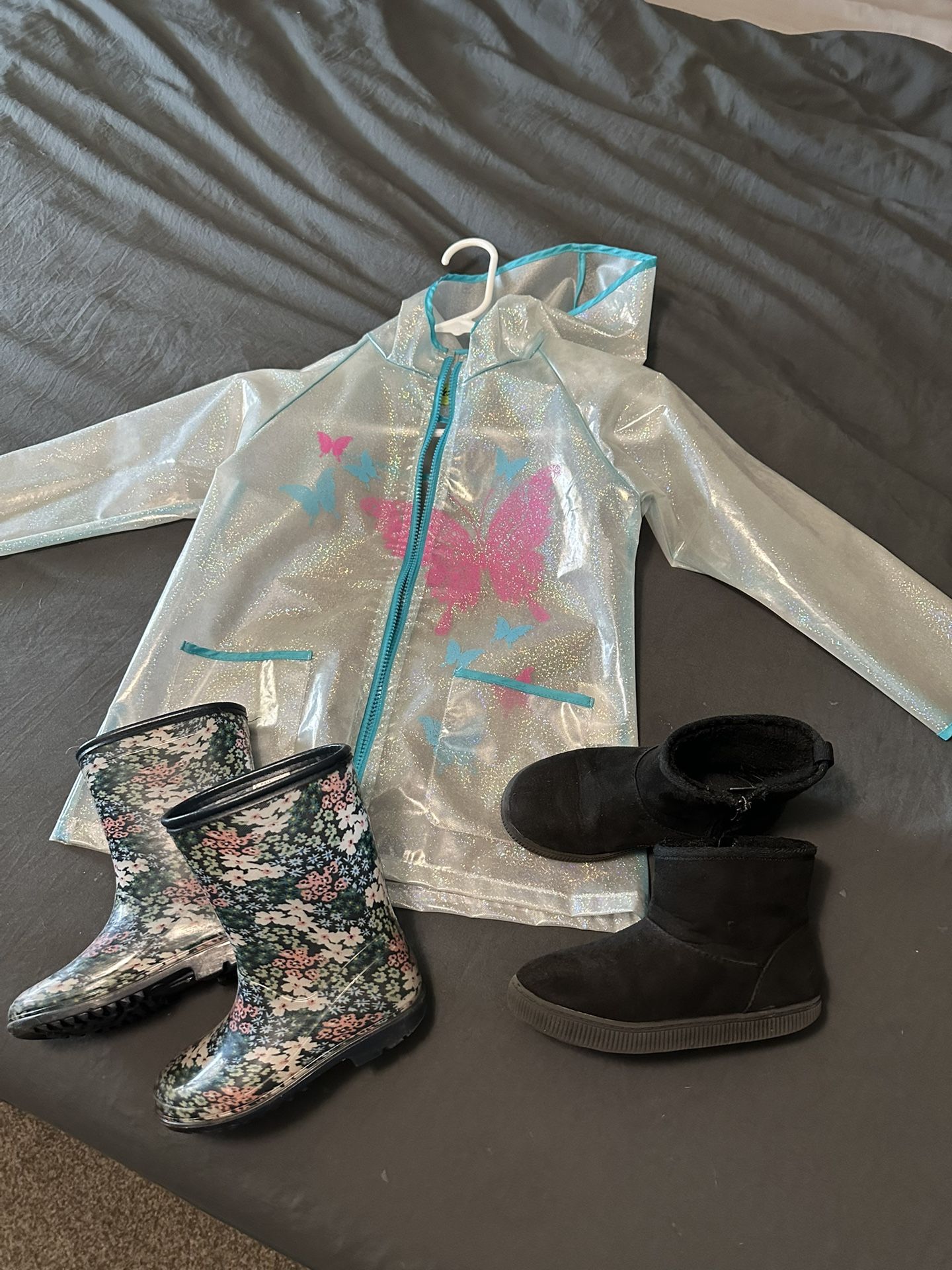 Girls Raincoat & Boots