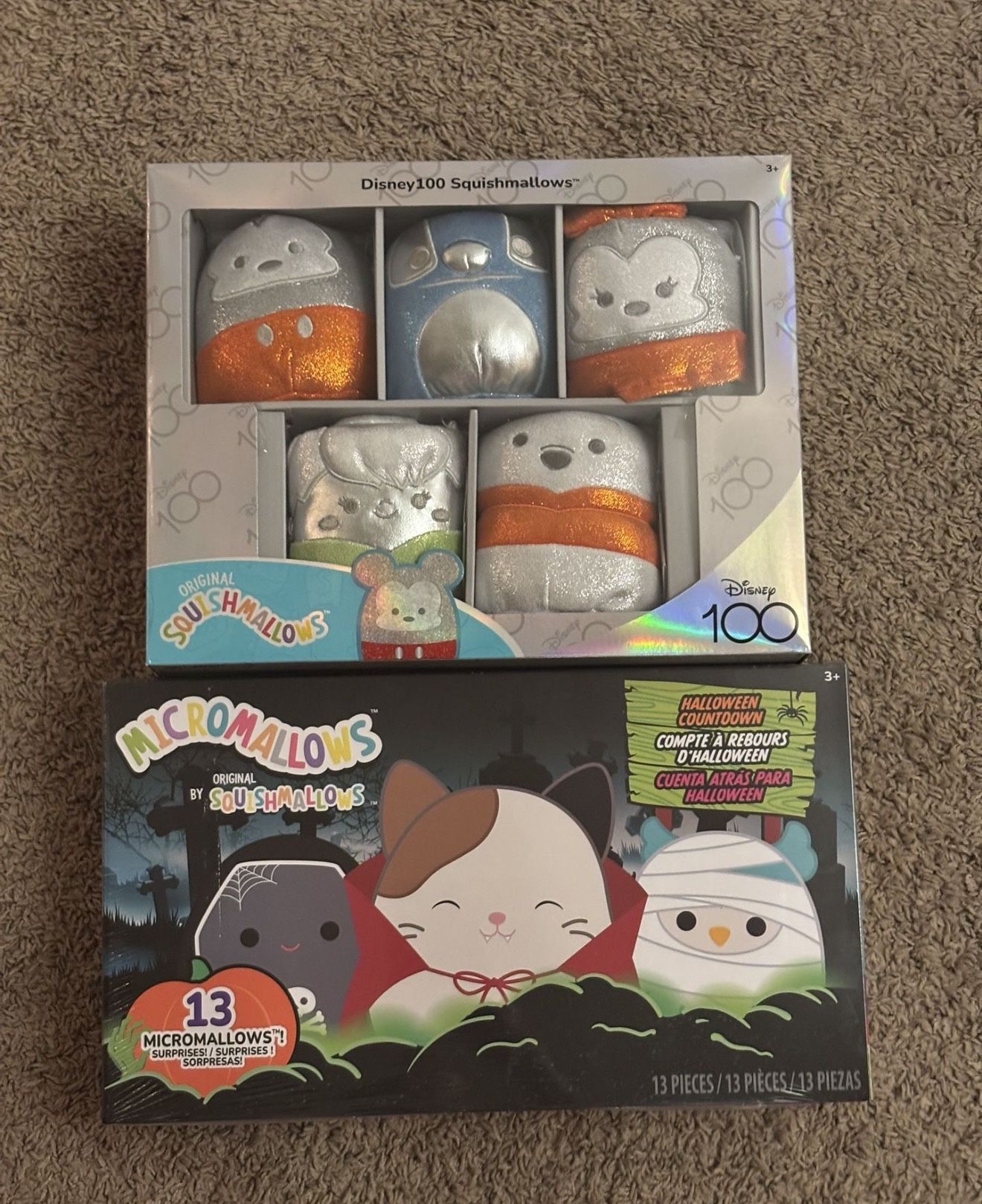 Squishmellow Set Disney And Halloween Lot