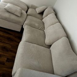 Sectional- Beige
