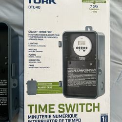 NSi Industries TORK DTU40 Indoor/Outdoor, 7-Day 40-Amp Universal Multi-Volt Digital Appliance Timer - 24-Hour Programming - Multiple On/Off Settings -