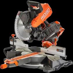 Ridgid 10 in Dual Bevel Miter Saw